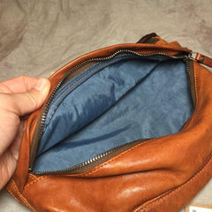 Cool Leather Mens FANNY PACK MENS WAIST BAG HIP PACK BELT BAG FOR MEN