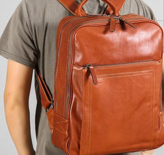Leather Mens Cool Backpack Large Travel Bag Hiking Backpack for Men