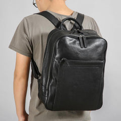 Leather Mens Cool Backpack Large Travel Bag Hiking Backpack for Men