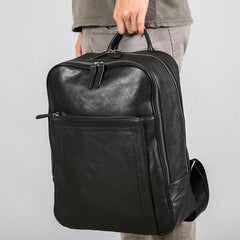 Leather Mens Cool Backpack Large Travel Bag Hiking Backpack for Men