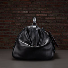 Vintage Leather Mens Large Doctor Bag Weekender Bag Doctor Travel Bag Duffle Bag for Men
