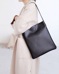 Brown Leather Womens Tote Bag Purse Shoulder Bag For Women