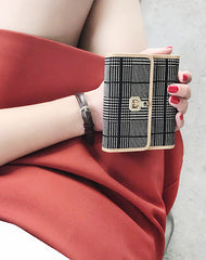 Stylish Leather Womens Small Wallet for Women Small Wallet