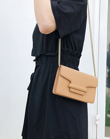 LEATHER WOMEN Small Chain SHOULDER BAG FOR WOMEN