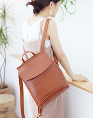Stylish Leather Womens Backpack Fashion Backpack Purse for Women