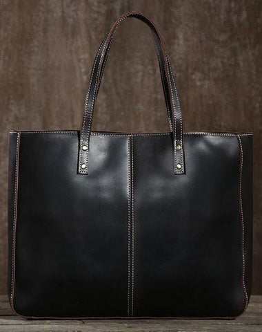 Handmade Leather Mens Tote Bags Cool Handbag Shoulder Bag Work Bag Laptop Bag for Men