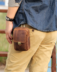Leather Belt Pouch Mens Leather Cell Phone Holster Leather Cell Phone Belt Pouch