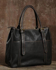 Handmade Leather Mens Tote Bag Cool Handbag Shoulder Bag Work Bag Laptop Bag for Men