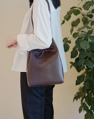Stylish Bucket Bag Purse LEATHER WOMENs SHOULDER BAGs FOR WOMEN