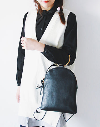 Vintage Leather Unique Womens Backpack Fashion Backpacks Purse for Women