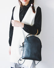 Vintage Leather Unique Womens Backpack Fashion Backpacks Purse for Women
