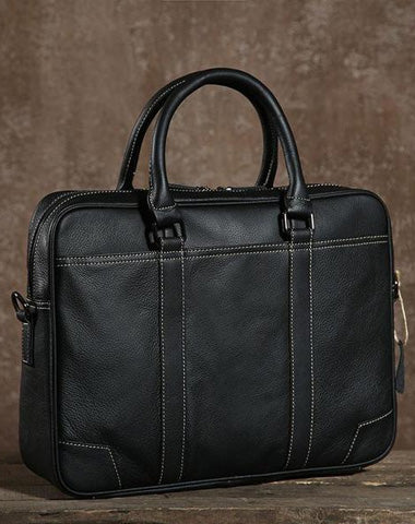 Handmade Leather Mens Cool Messenger Bag Work Bag Business Bags Briefcase Bag for men