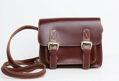 Genuine Leather Cute Crossbody Bag Messenger Bag Shoulder Bag Women Girl Leather Satchel Bag Purse