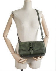 Womens Black Leather Vintage Handmade Shoulder Bag Best Crossbody Purses for Ladies