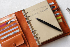 Handmade Genuine leather travel wallet passport journal notebook purse long wallet women - EverHandmade