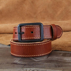 Genuine Leather Punk Rock Biker Trucker Mens Belt Men Black Coffee Belt for Men