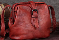 Vintage Leather Doctor Crossbody Bag Shoulder Bag Purse For Women