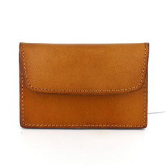 Leather Mens Card Wallet Front Pocket Wallet Small Slim Wallets Change Wallets for Men