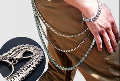 silver biker trucker punk hook wallet Chain for chain wallet biker wallet trucker wallet