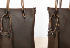 Handmade Leather handbag shoulder bag large tote for women leather shopper bag - EverHandmade