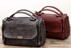 Handmade Leather womens handbag purse shoulder bag for women leather shopper bag - EverHandmade