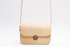 Handmade Leather Round Bag Crossbody Bag Shoulder Bag Purse for Women Leather Bag