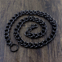 Cool Black Punk Pants Chain Biker Wallet Chain Black jeans chain jean chain Long Wallet Chain For Men