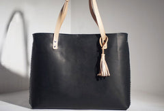 Handmade Leather handbag tote purse shoulder bag for shopper bag
