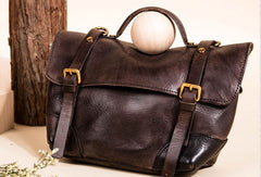 Genuine Leather Handbag Messenger Bag Crossbody Bag Shoulder Bag Purse For Women - EverHandmade