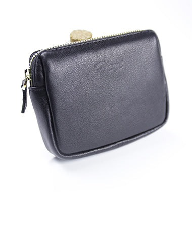 Cute Women Orange Leather Mini Zip Billfold Wallet Coin Wallet Small Zip Change CH00492090