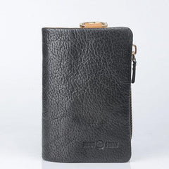 Handmade Leather Mens Chain Biker Wallet Cool Leather Wallet Wrist Wallets for Men
