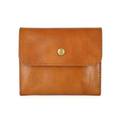 Leather Mens Front Pocket Wallet Card Wallets Slim Small Change Wallets for Men