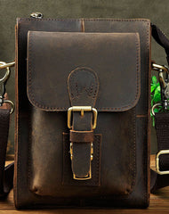 Leather Belt Pouch for Men Waist Bag Cell Phone Holsters BELT BAG Shoulder Bag For Men