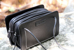 Handmade small phone purse leather crossbody bag shoulder bag women