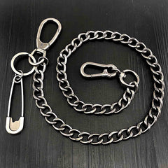 Cool Silver Mens STAINLESS STEEL Pants Chain Fashion Womens jeans chain jean chain Wallet Chain For Men