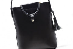 Genuine Leather handbag shoulder bag for women leather shopper bag - EverHandmade