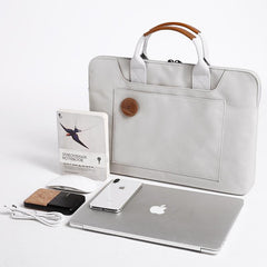 Cool Oxford Cloth PVC Women Orange 13.3‘’ Briefcase Business Computer Handbag For Women
