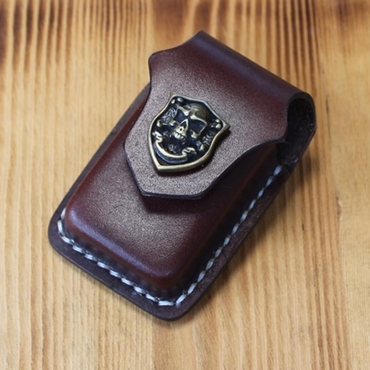 Black Leather Key Pouch, Men's Leather Accessories