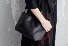 Handmade Leather Handbag Tote Bag Purse Crossbody Bag Shoulder Purse For Women