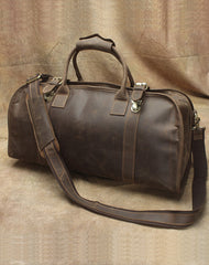 Leather Mens Weekender Bags Vintage Travel Bag Duffle Bag