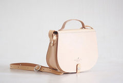 Handmade Womens Leather Saddle Shoulder Bag Purse Crossbody Bag for Women - EverHandmade