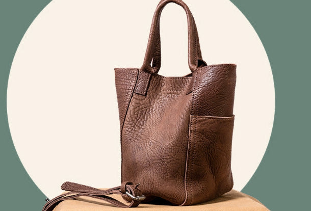 Handmade Genuine Leather Handbag Purse Bag Crossbody Bag Shoulder Bag Purse For Women - EverHandmade