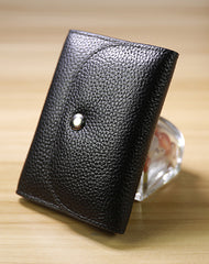 Cute Women Gray Leather Change Wallet Coin Wallet Small Billfold Wallet For Women