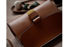Genuine Leather Chain Bag Purse Crossbody Bag Shoulder Bag Purse For Women - EverHandmade