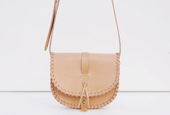 Handmade leather purse satchel phone bag shoulder bag cossbody bag purse women