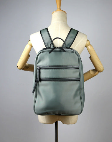 Womens Nylon Backpack Purse Light Green Best Satchel Backpack Nylon School Rucksack for Ladies