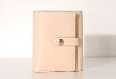 Handmade Leather billfold trifold wallet wallet purse cute small women wallet - EverHandmade