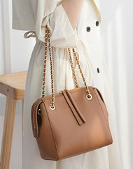 Leather Stylish Womens Handbag Work Purse Chain Shoulder Bag for Women