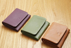 Leather Cute billfold Slim Wallets Change Card Holders Wallet Purse For Women Girl