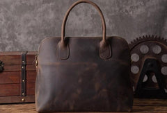 Vintage leather mens Briefcase vintage laptops Briefcase Business Briefcases - EverHandmade